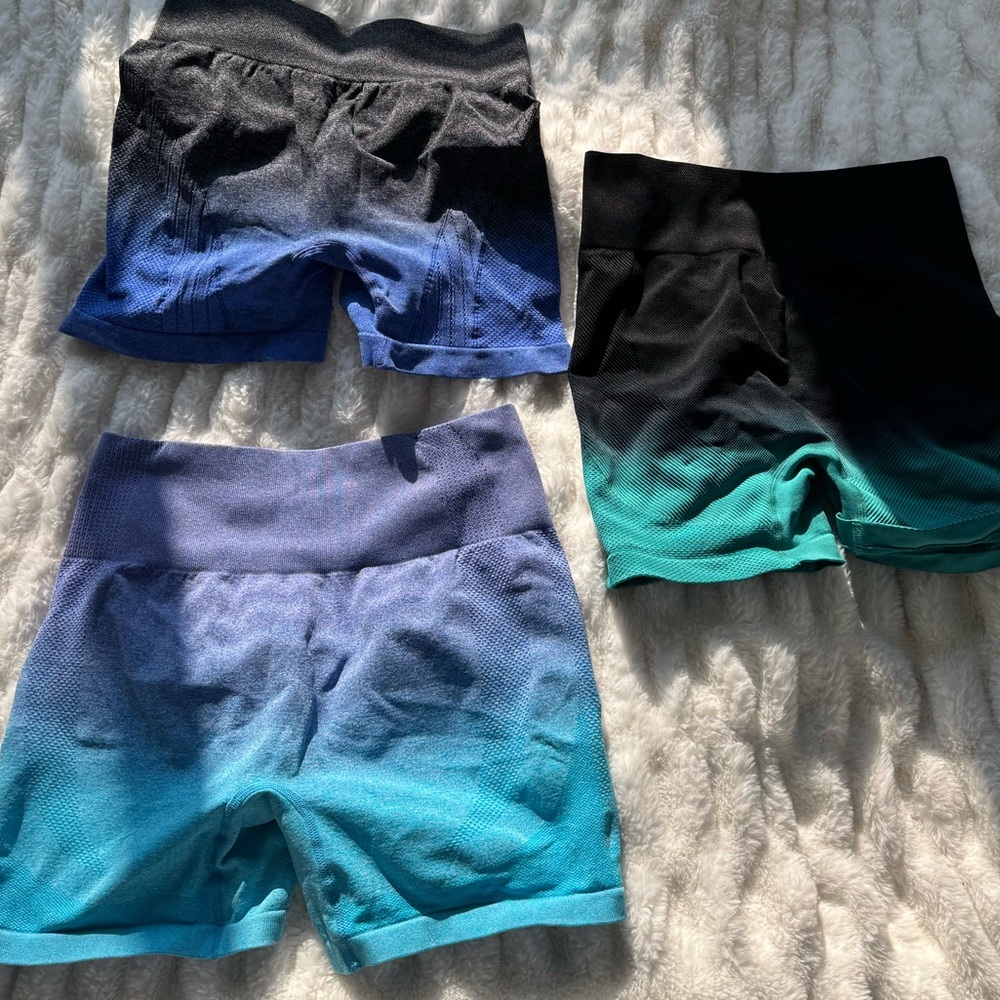 SHEIN workout shorts bundle